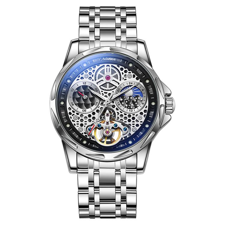 Dulunwe 6060C 30m Waterproof Luminous Automatic Mechanical Watch
