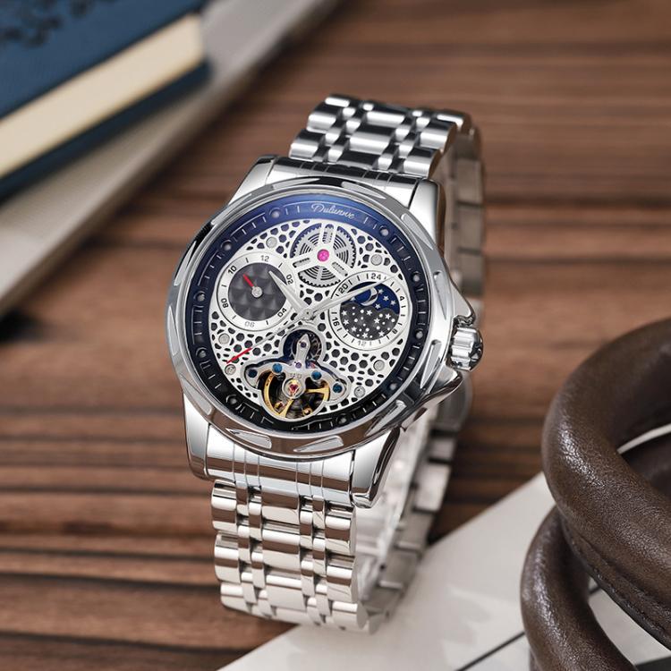 Dulunwe 6060C 30m Waterproof Luminous Automatic Mechanical Watch
