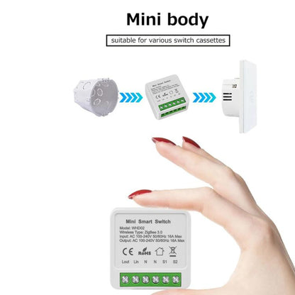 Smart Switch DIY Breaker 2 Way Control Voice Control, Compatible Tuya Zigbee 16A, Compatible eWeLink Zigbee 16A