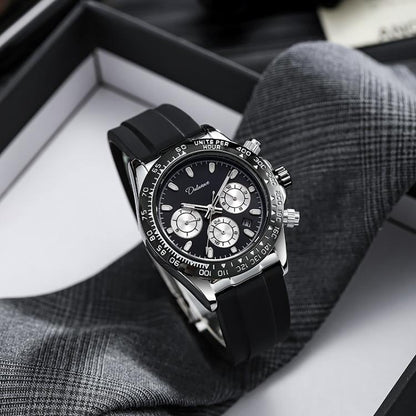Dulunwe 30m Waterproof Luminous Fully Automatic Mechanical Watch