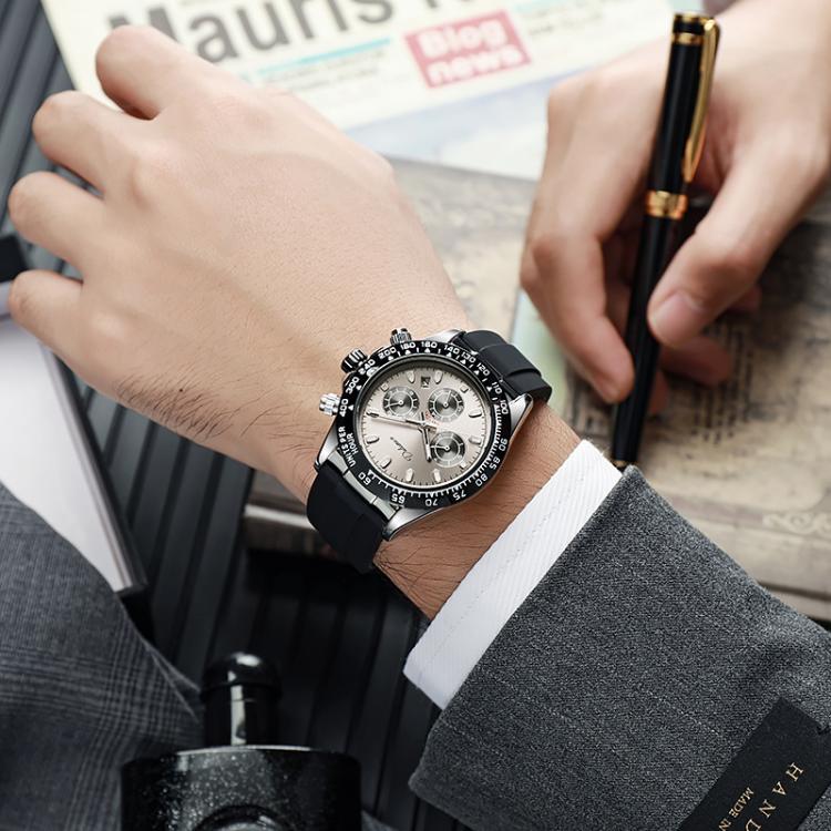Dulunwe 30m Waterproof Luminous Fully Automatic Mechanical Watch