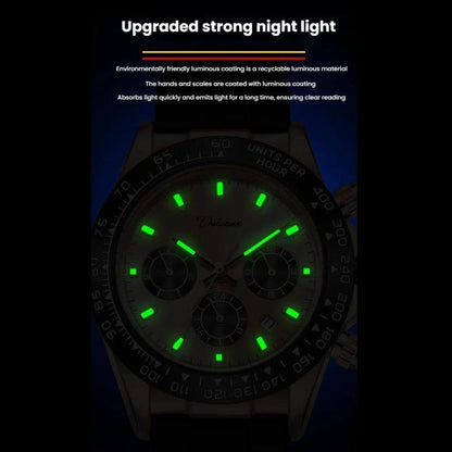 Dulunwe 30m Waterproof Luminous Fully Automatic Mechanical Watch