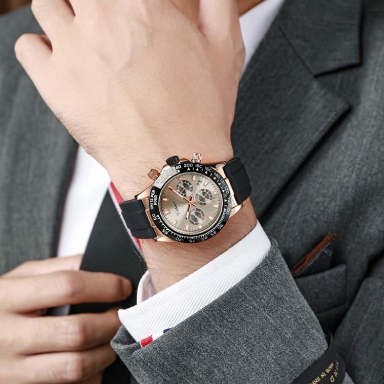 Dulunwe 30m Waterproof Luminous Fully Automatic Mechanical Watch