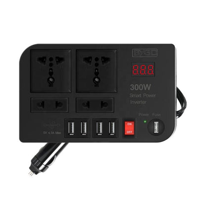 300W Car Inverter DC 12V To AC 220V Car Laptop USB Charging Universal Converter Power Adapter, E8982