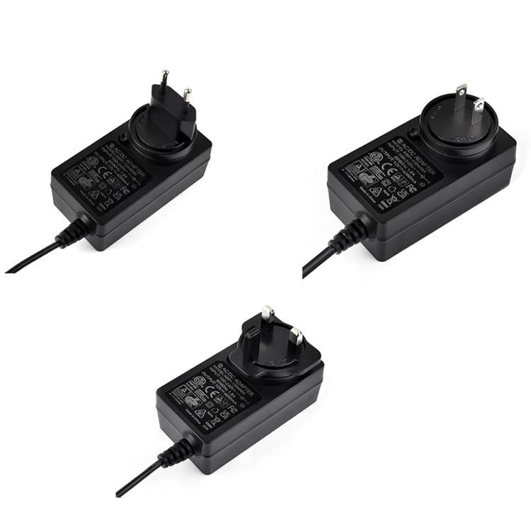 Waveshare 12V / 4A 1.2m Length Cable DC Jack Power Supply Adapter, US Plug, EU Plug, UK Plug