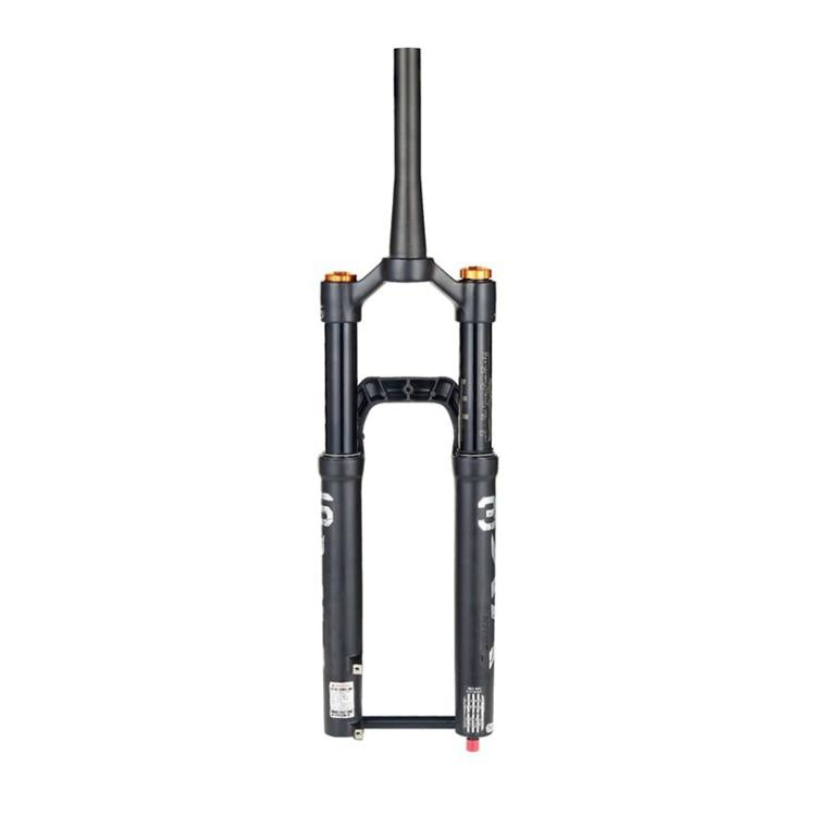 KRSEC XR36 Front Fork Straight Taper Tube Barrel Axle Mountain Bike Wire Damping Forks, 27.5 inch, 29 inch