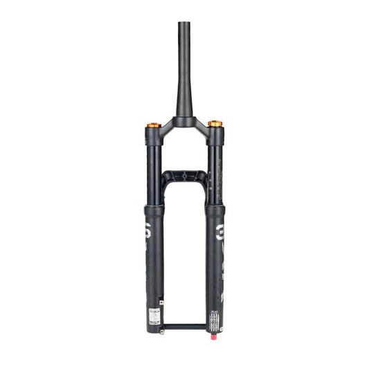 KRSEC XR36 Front Fork Straight Taper Tube Barrel Axle Mountain Bike Wire Damping Forks, 27.5 inch, 29 inch