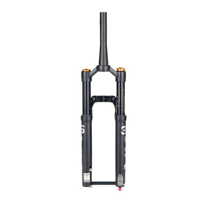 KRSEC XR36 Front Fork Straight Taper Tube Barrel Axle Mountain Bike Wire Damping Forks, 27.5 inch, 29 inch