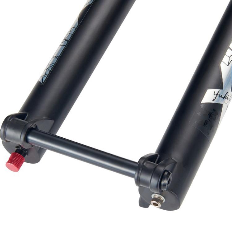KRSEC XR36 Front Fork Straight Taper Tube Barrel Axle Mountain Bike Wire Damping Forks, 27.5 inch, 29 inch