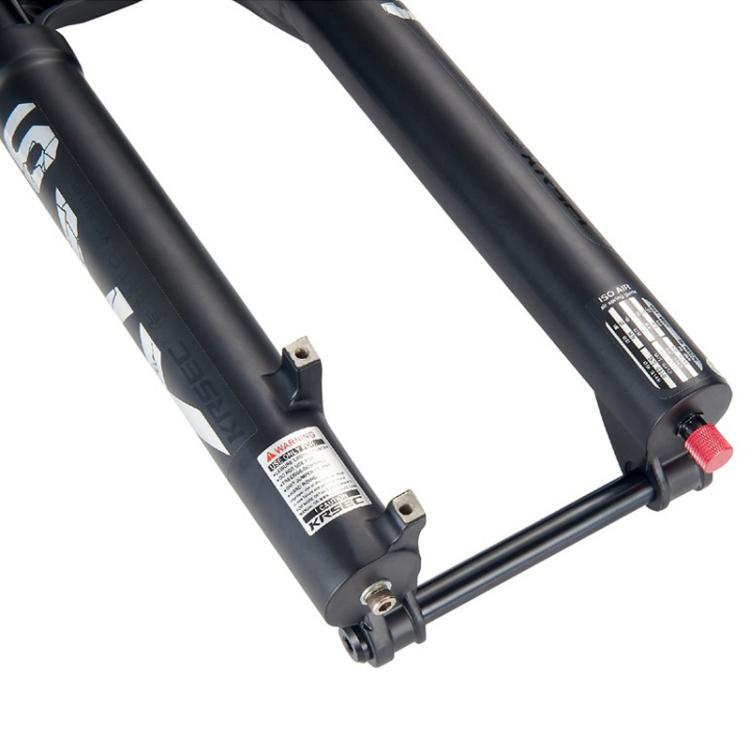 KRSEC XR36 Front Fork Straight Taper Tube Barrel Axle Mountain Bike Wire Damping Forks, 27.5 inch, 29 inch