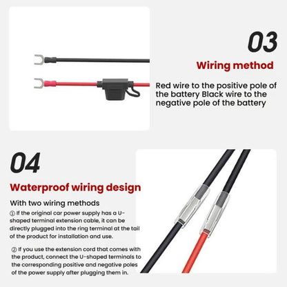 WUPP 2 in 1 QC3.0 Waterproof PD Fast Charging Motorcycle Mobile Phone USB Charger, CS-1849D1