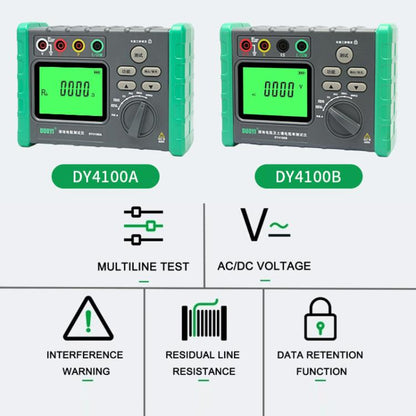 DUOYI Digital Ground Resistance Meter Tester, DY4100A, DY4100B