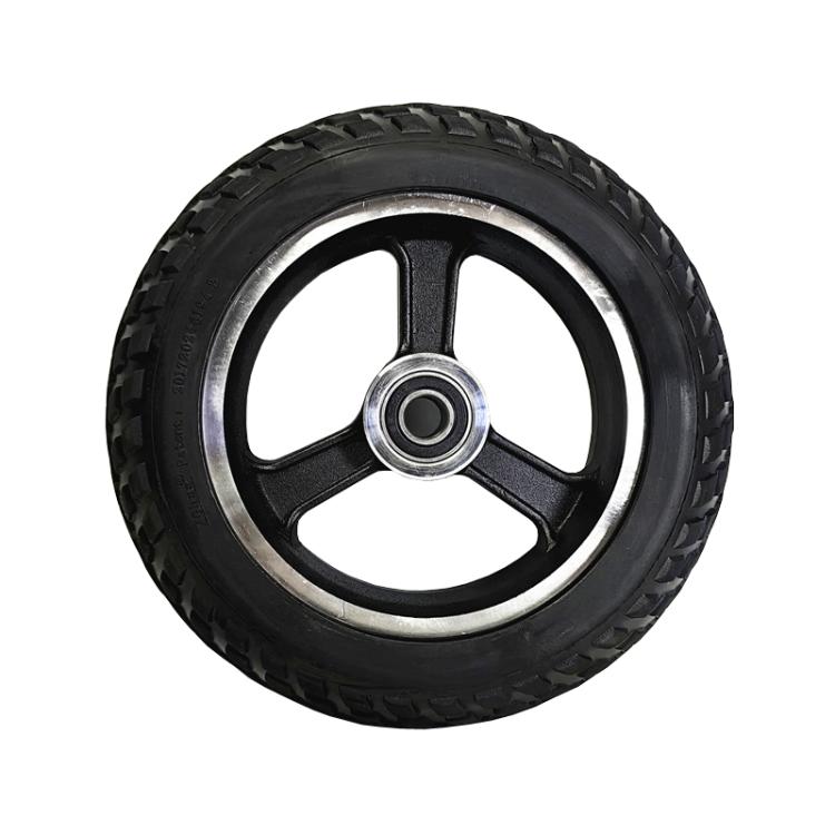6inch Electrical Scooter Trolley Wheel 6 x 2 Solid Tires Whole Aluminum Wheels, 8mm, 10mm