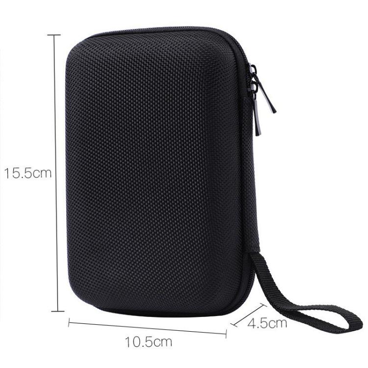 EVA Hard Disk Bag Portable Drop-proof Mobile Power Storage Bag Zipper Toolkit Accessory Storage Case, EVA Hard Disk Bag