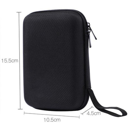 EVA Hard Disk Bag Portable Drop-proof Mobile Power Storage Bag Zipper Toolkit Accessory Storage Case, EVA Hard Disk Bag