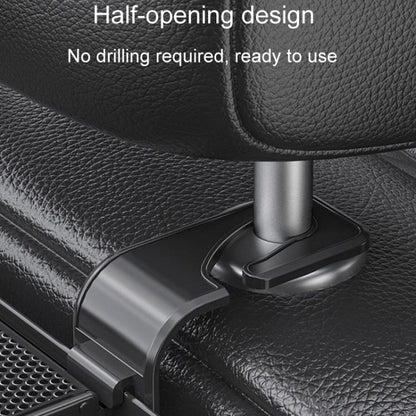 Car Seat Back Multifunctional Storage Box Pouch Phone Holder, Carbon Fiber Pattern, Black Leather, Brown Leather, Beige Leather