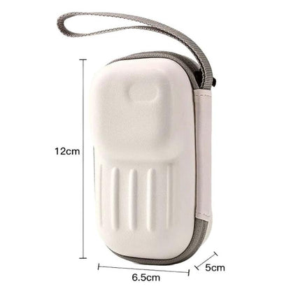 Summer Hanging Neck Small Fan Bag Organizer Box Outdoor Travel Portable Folding Fan Bag