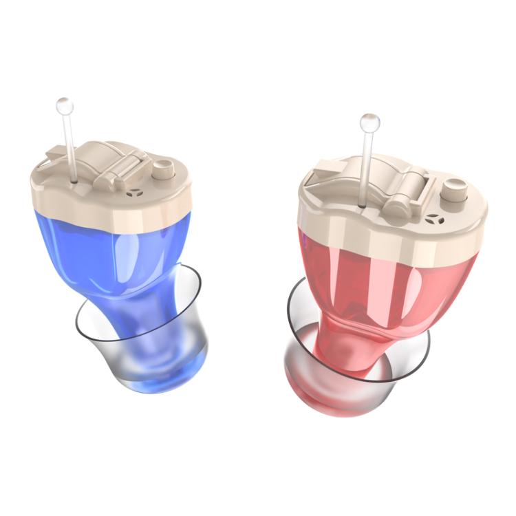 Digital Smart Noise Reduction CIC Hearing Aid Adjustable Sound Amplifier For The Elderly, Right Ear Red, Left Ear Blue, Left+Right Red Blue, Left Ear Skin Color, Right Color Skin Color, Left+Right Skin, Right Ear Black, Left Ear Black, Left+Right Black