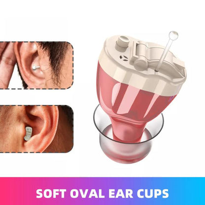 Digital Smart Noise Reduction CIC Hearing Aid Adjustable Sound Amplifier For The Elderly, Right Ear Red, Left Ear Blue, Left+Right Red Blue, Left Ear Skin Color, Right Color Skin Color, Left+Right Skin, Right Ear Black, Left Ear Black, Left+Right Black