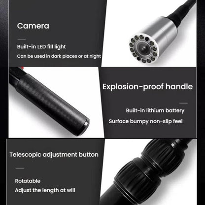 360 Degree Camera Life Detector Earthquake Coal Mine Fire Rescue Snake Eyes Infrared HD Intelligent Video Inspection Mirror, US Plug, KZX-V6D With Video, KZX-V6S No Video