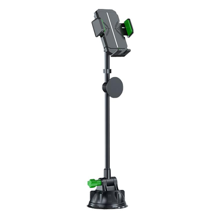 Extended Bendable Hose Car Phone Holder Windshield Dashboard Large Suction Cup Navigation Bracket