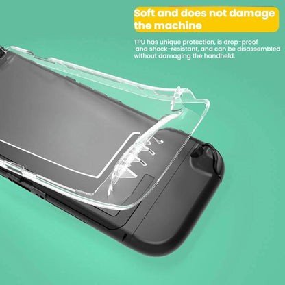 For Nintendo Switch 2 TPU Transparent One-piece Case Anti-Slip Full-Body Protective Cover, TPU One-piece Case