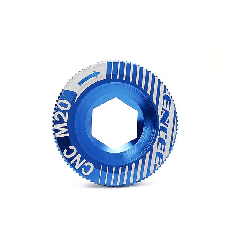 ENLEE Aluminum Bicycle Crank Cover Crank Screws, M18 Black, M18 Red, M18 Blue, M18 Gold, M20 Black, M20 Red, M20 Blue, M20 Gold
