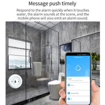 Zigbee Water Leak Detector Sensor, Compatible With Home Assistant, ZG-222Z