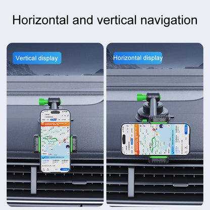 Car Powerful Suction Cup Cell Phone Holder Front Glass Navigation Mount