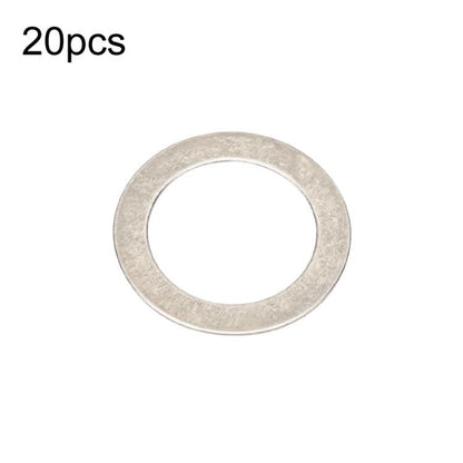 ZTTO Bicycle Pedal Stainless Steel Washer Mountain Bike Disc Protection Gasket, 20pcs