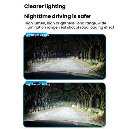 2pcs Mini 1:1 Direct Plug Car LED Headlight Bulb, H1, H3, H7, H11, 9005, 9006, H16, P13W, 9012