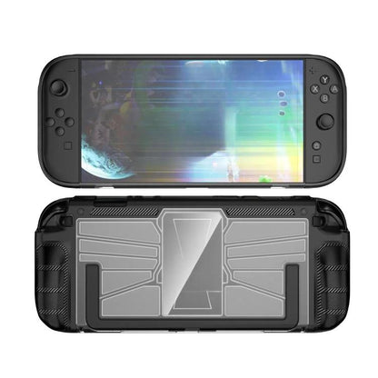 For Nintendo Switch 2 Game Console TPU + PC One-piece Case Shockproof Shell, TPU + PC One-piece Case Black, TPU + PC One-piece Case White