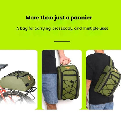 BELIROW Bicycle Rack Tail Bag Folding Bike Quick Release Pannier Bag