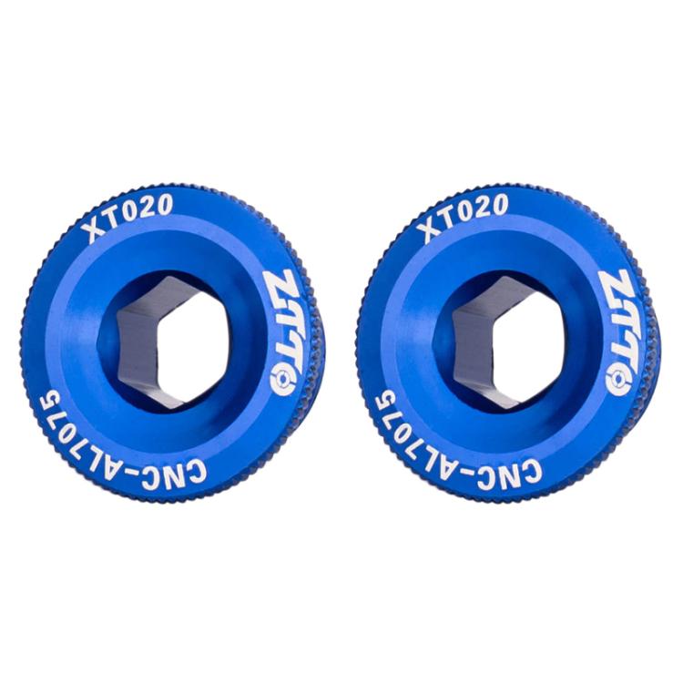 2pcs ZTTO Bicycle Aluminum Alloy Crank Cover Mountain Bike Crank Screws, M18 Black, M18 Red, M18 Blue, M19 Black, M19 Red, M19 Blue, M20 Black, M20 Red, M20 Blue