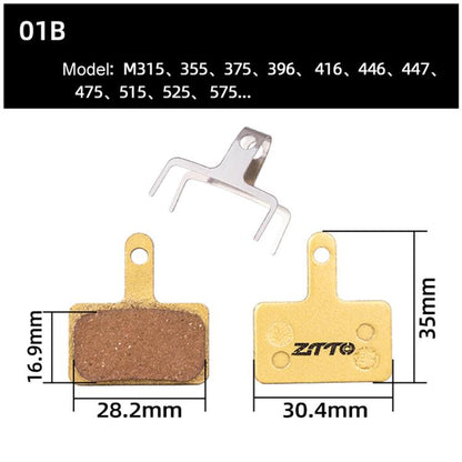 2pairs ZTTO Mountain Bike Full Metal Copper Base Lining Oil Disc Block Brake Pad, MJ-01B, MJ-01D, MJ-01E, MJ-01F, MJ-02A, MJ-02B, MJ-02D, MJ-02F, MJ-03F, MJ-04B, MJ-05B, MJ-05C, MJ-07B, MJ-07C, MJ-07C With Hole, MJ-08A, MJ-08B, MJ-11A, MJ-11C, MJ-11D...