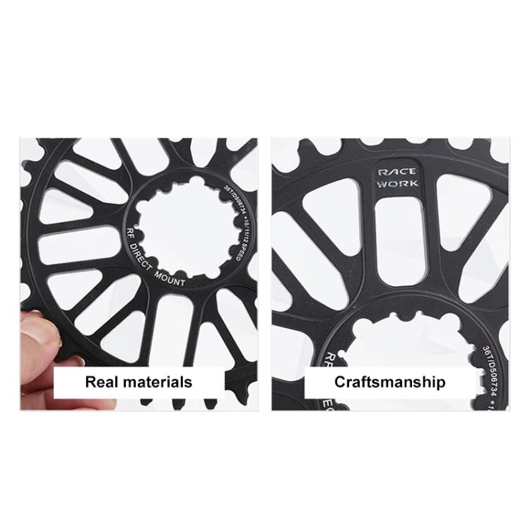 RACEWORK RK7788 Mountain Bike Direct Mount Chainwheel Road Bike Chainring, MTB 32T, MTB 34T, MTB 36T, MTB 38T, ROAD 40T, ROAD 42T, ROAD 44T, ROAD 46T, ROAD 50T, ROAD 52T