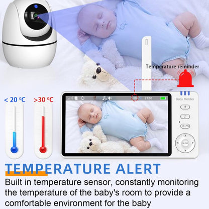 5 inch 1080P HD Baby Watcher Baby Monitor Camera, US Plug, EU Plug, UK Plug, AU Plug