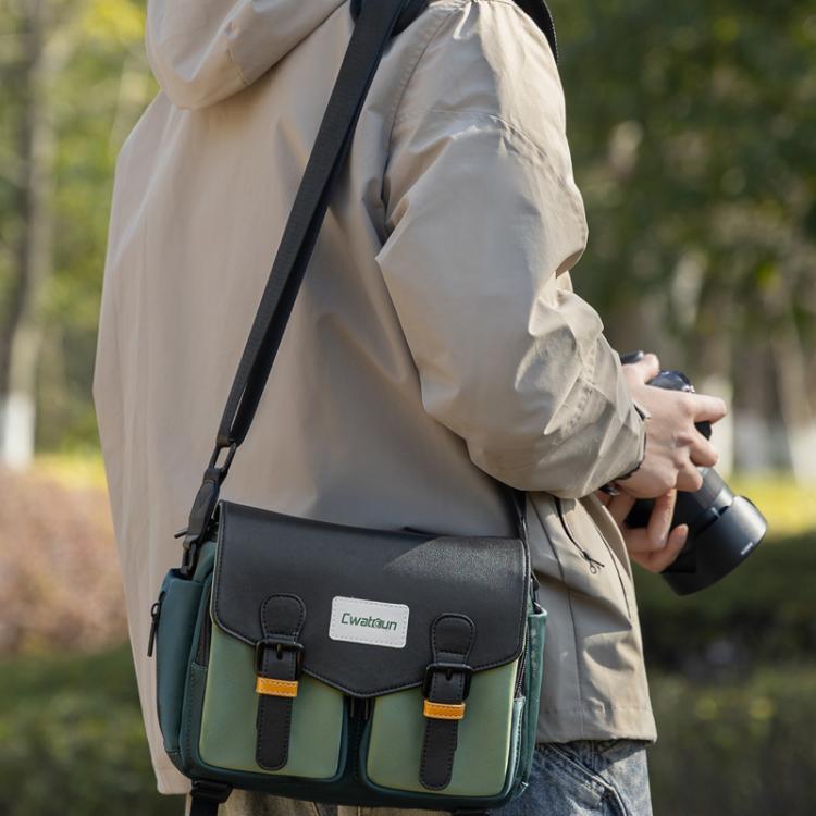 Shoulder Camera Bag Multi-functional Casual Color Clash Lightweight Storage Bag, Cwatcun D99 Small, Cwatcun D99 Medium, Cwatcun D99 Large