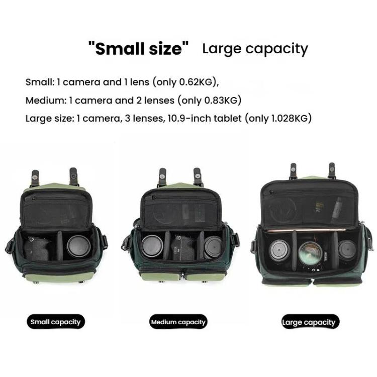 Shoulder Camera Bag Multi-functional Casual Color Clash Lightweight Storage Bag, Cwatcun D99 Small, Cwatcun D99 Medium, Cwatcun D99 Large