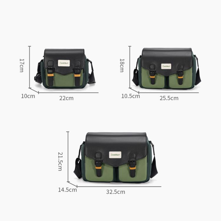 Shoulder Camera Bag Multi-functional Casual Color Clash Lightweight Storage Bag, Cwatcun D99 Small, Cwatcun D99 Medium, Cwatcun D99 Large