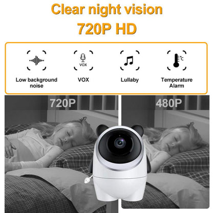4.3 Inch IPS HD Display 720P Baby Monitor, US Plug, EU Plug, UK Plug, AU Plug