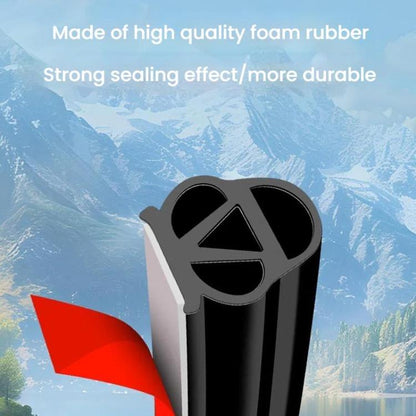 Truck Door Seam Large D Triangle Reinforced Waterproof Rubber Seal Strip, For Truck Door 5m