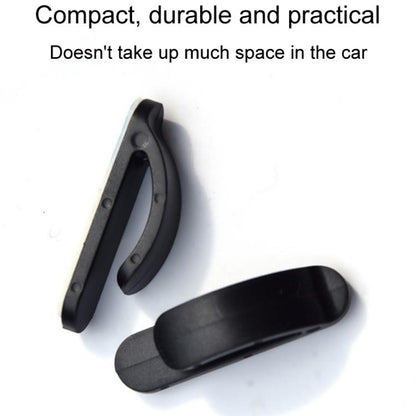 4pcs / Set Multifunctional Simple Hidden Car Seat Sticky Hooks