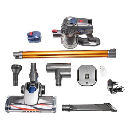 For ZEKAI K7 Vacuum Cleaner Replacement Parts, 5pcs Hepa Filter, EU Plug Charger, Dust Bin, Floor Brush, Conductive Tube, Telescopic Tube, Cyclone Cone, Mite Removal Brush, Frame, Motor Cover, 5pcs 2-in-1 Flat Suction, Roller Brush