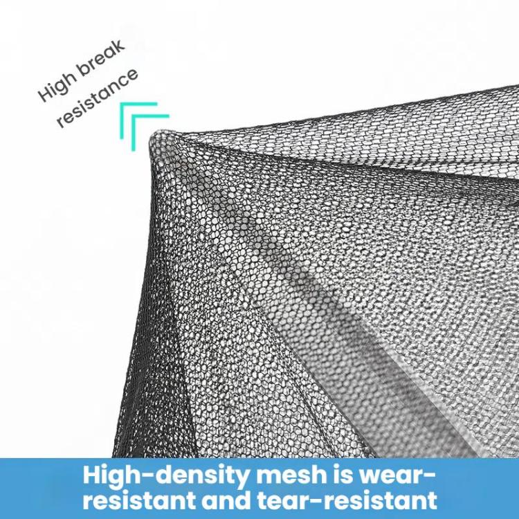 Camping Outdoor Gathering Mosquito Net Free Installation Portable Travel Encrypted Mesh Anti-mosquito Tent, Black Mesh, White Mesh
