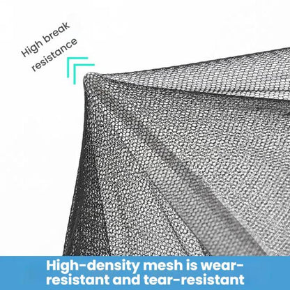 Camping Outdoor Gathering Mosquito Net Free Installation Portable Travel Encrypted Mesh Anti-mosquito Tent, Black Mesh, White Mesh