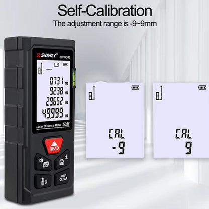Laser Distance Measuring Instrument High Precision Laser Ruler, SNDWAY SW-MS50 50M, SNDWAY SW-MS70 70M, SNDWAY SW-MS100 100M