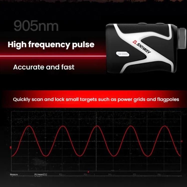 Handheld OLED Rangefinder Telescope Golf Rangefinder, SNDWAY SW-1000D 1000M, SNDWAY SW-1500D 1500M, SNDWAY SW-2000D 2000M