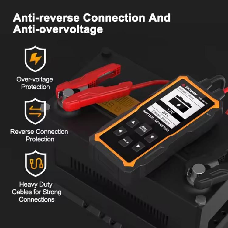 Car Battery Tester Battery Life Tester Discharge Reconditioner, SW-6910S