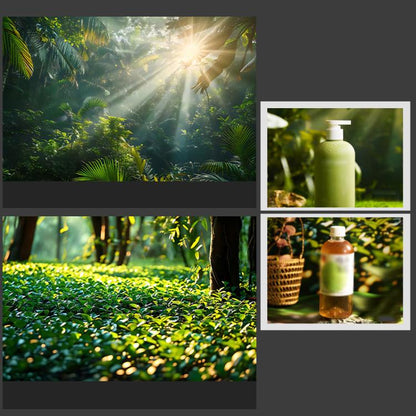 57 x 87cm Double-sided 3D Forest Photography Background Paper Photography Props